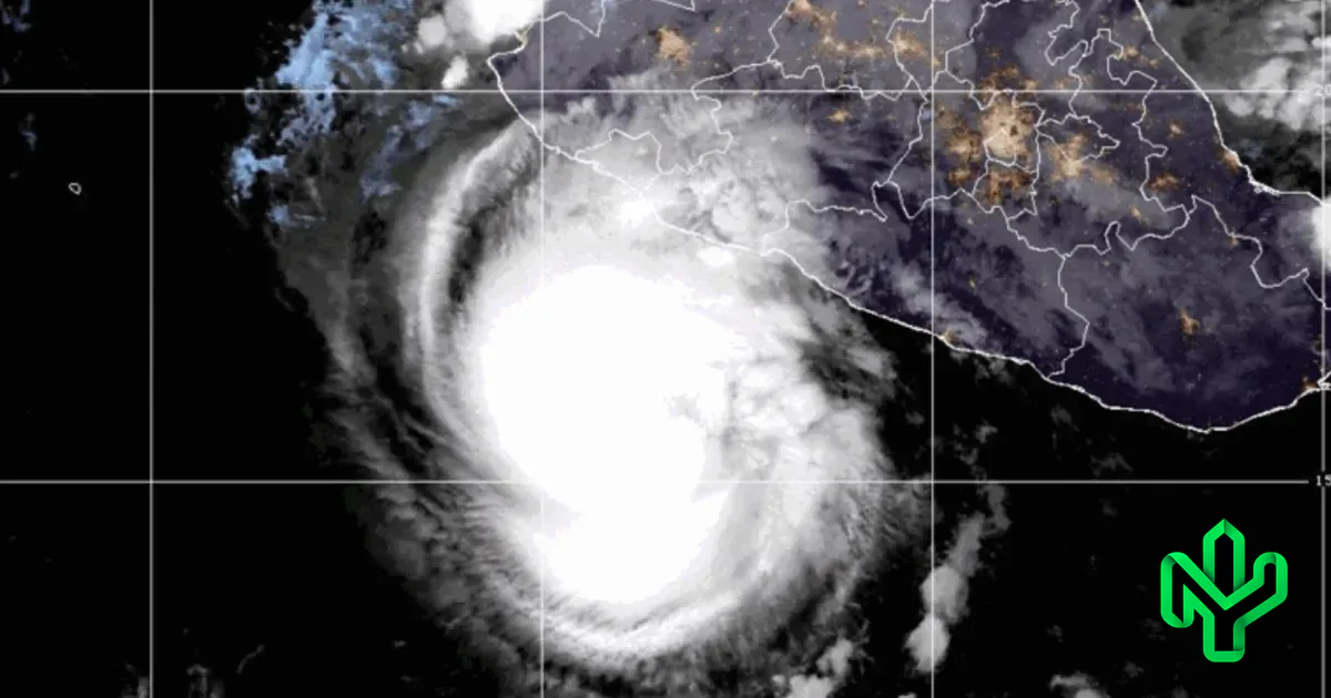 Trudy sube a categoría 2: avisa el NHC y pone en alerta a Colima y Jalisco con lluvias de hasta 15 pulgadas